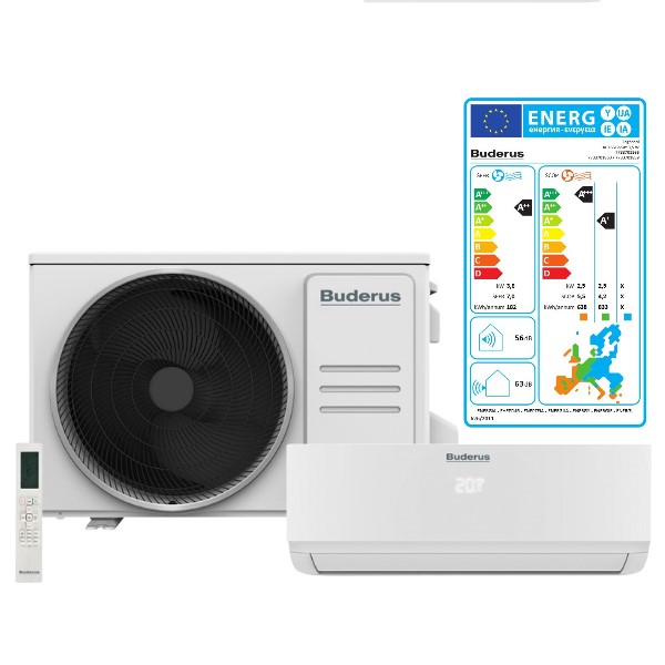 Buderus Klimaanlage Logacool AC166i.2 Set 3,5 kW Singlesplit Klimagerät