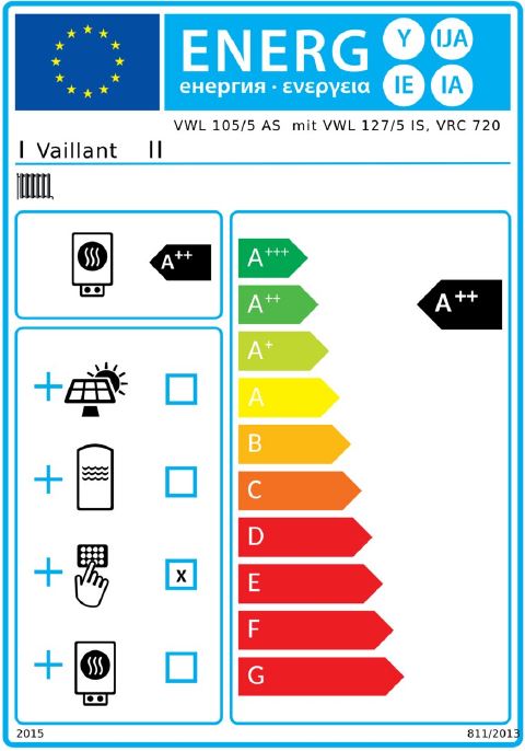 Vaillant Split Wärmepumpe aroTHERM VWL 105/5 AS Speicher VIH RW 300/3 BR 4.022