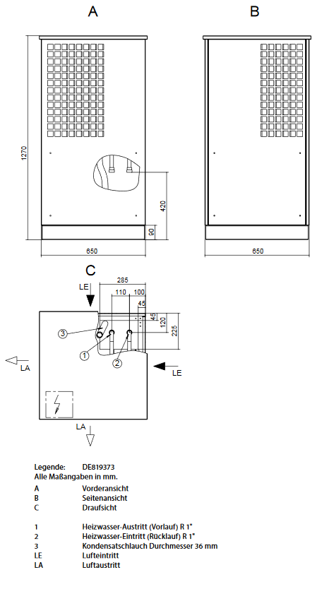 Novelan Luft-Wasser-Wärmepumpe LA 8.1-CS 2 - 8,4 kW LA Compact Station