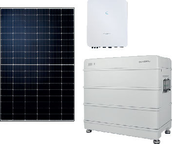 Buderus Photovoltaik PV Paket PV25 6,56 KWp Stromspeicher Sungrow SBR 9,6 kWh