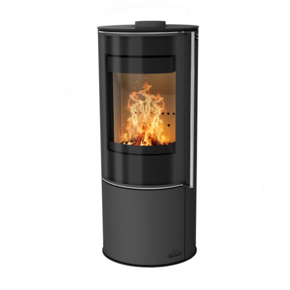 Kamin Kaminofen Fireplace Laurus Glas RLU K6261Stahl schwarz 5,0 kW