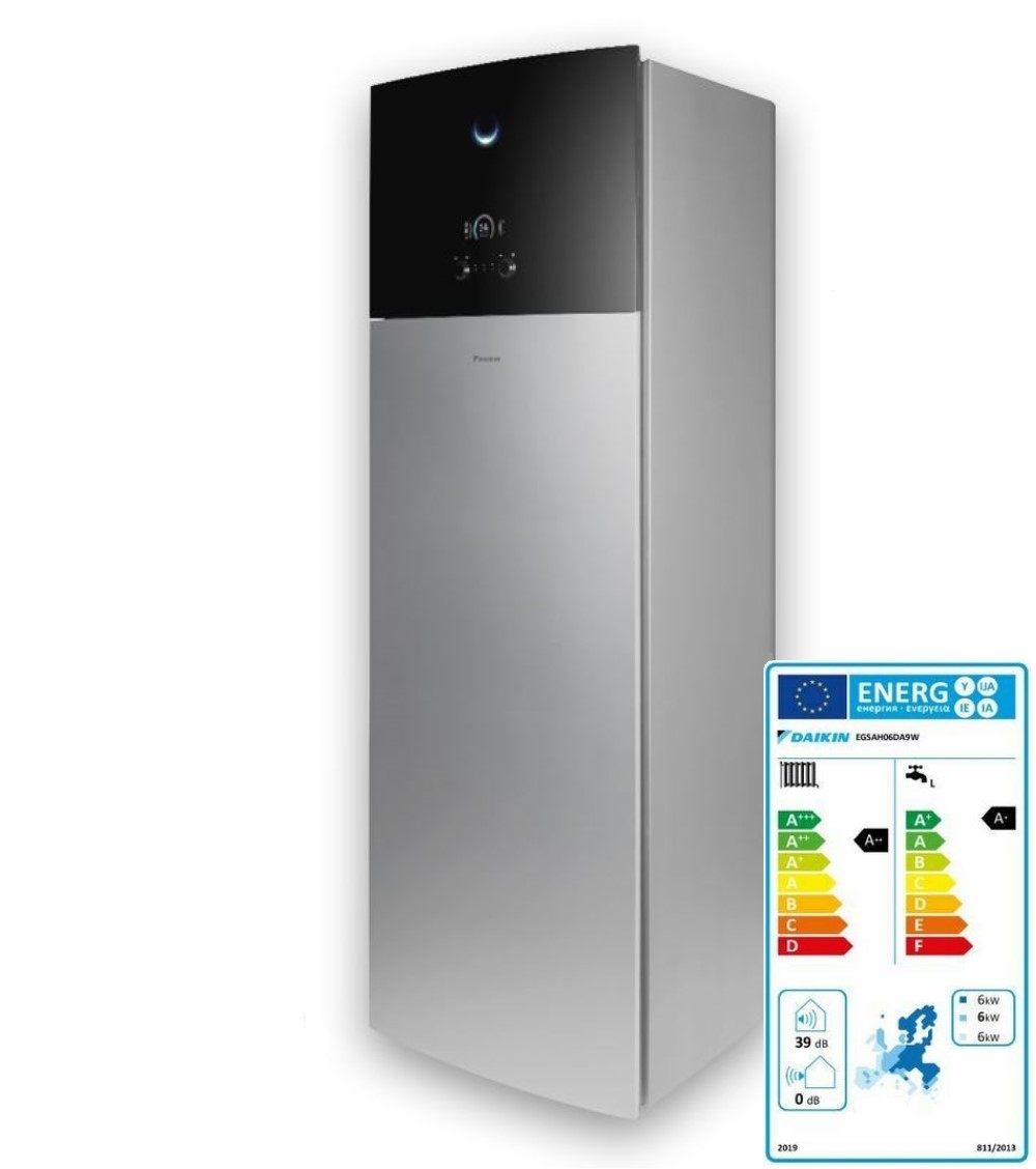 Daikin Altherma 3 Geo 6 kW H/C Sole Wärmepumpe 180 Liter Heizen Kühlen silber