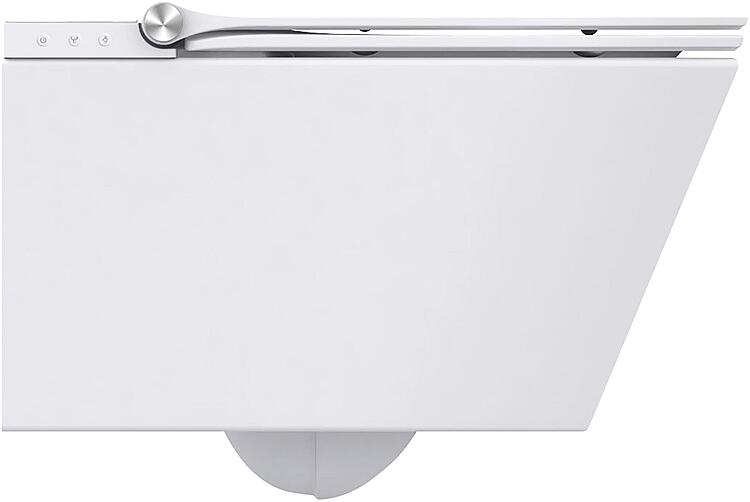 Dusch WC Evenes Loumea Wand WC spülrandlos weiss WC-Sitz softclose