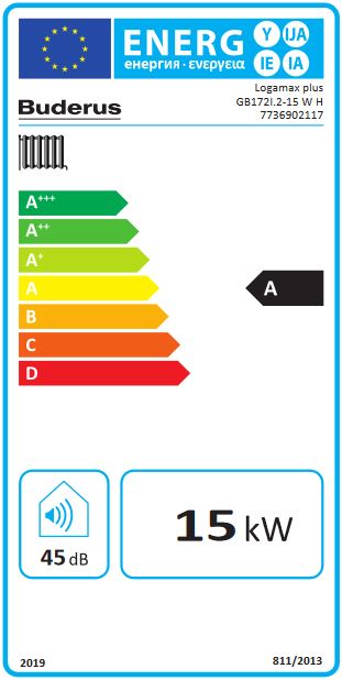 Buderus Gas Brennwertgerät Logamax plus GB172i.2 15 kW MP Regelung BC400 Zubehör