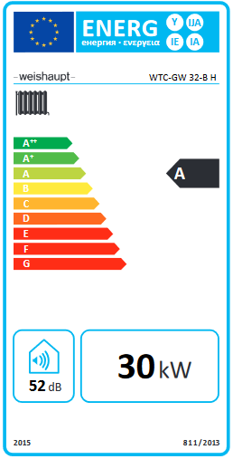 Weishaupt Thermo Condens Gas-Brennwertgerät WTC GW 32-B Ausf. H 48331102