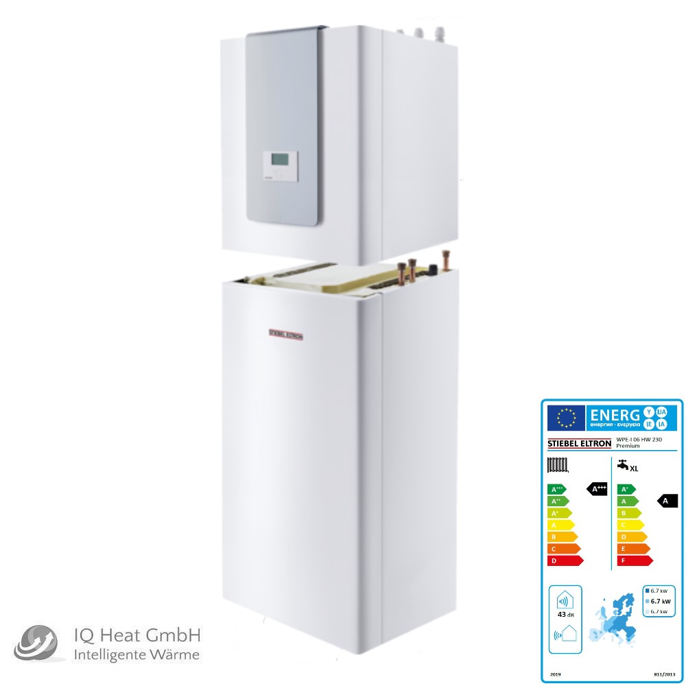 Stiebel Eltron Sole Wärmepumpe WPE-I 06 HW 230 Premium 6,6 kW Erdwärme