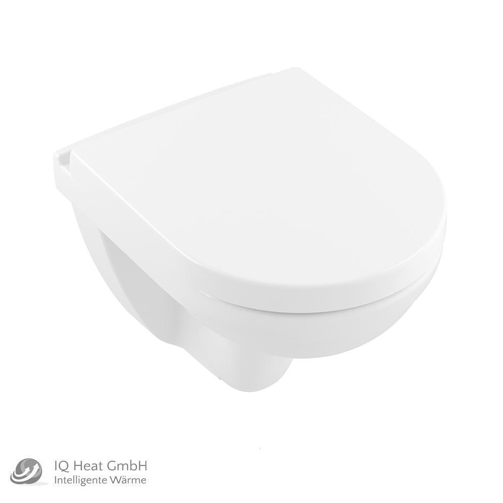 Villeroy & Boch WC Combipack O.Novo Compact mit Softclose WC-Sitz Spülrandlos