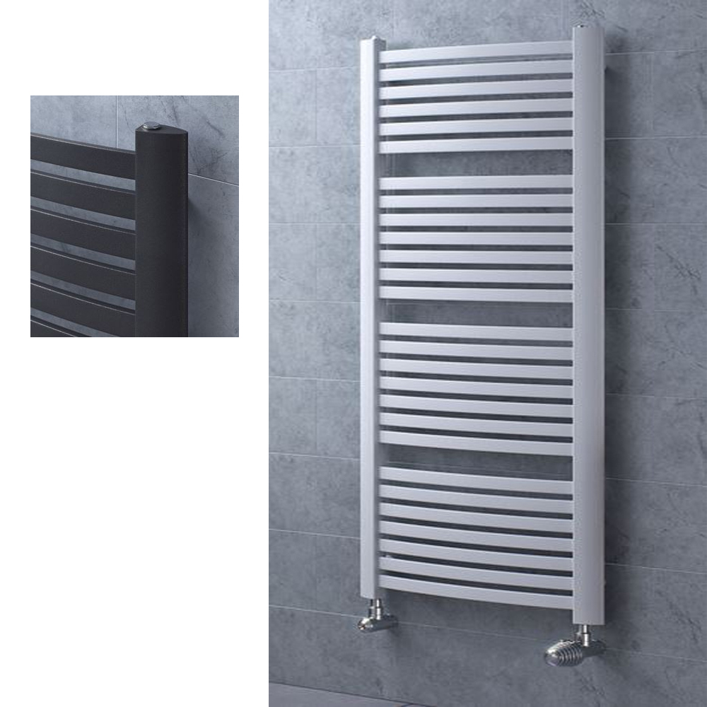 Design Badheizkörper Luina - Handtuchheizkörper Radiator Badwärmer RAL9003