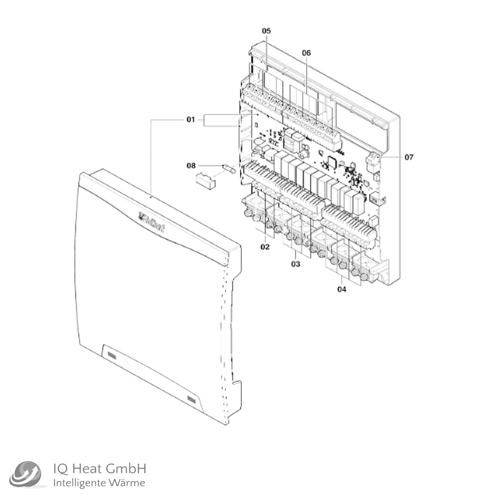 Mischermodul Vaillant VR 71 zur Erweiterung um 3 Mischerkreise